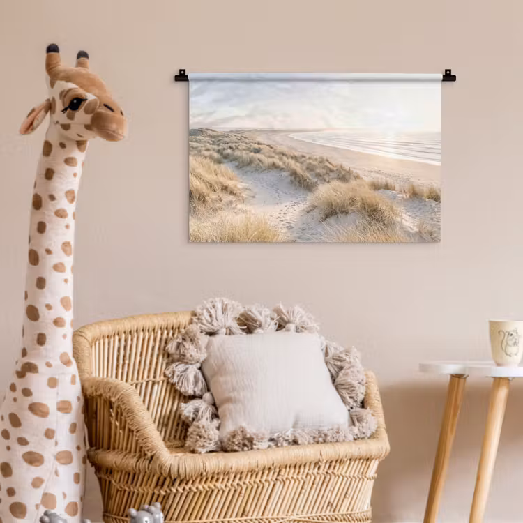 Duinen - Strand - Beige Wandkleed katoen klein -wsfeer5_kind