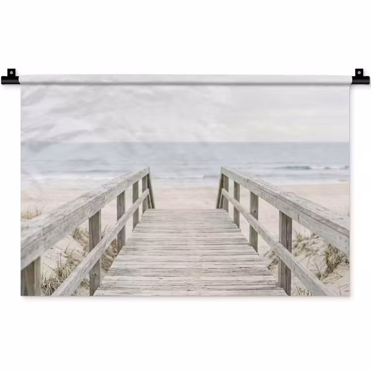 Duinen - Vlonder - Oceaan Wandkleed katoen klein -zz3d