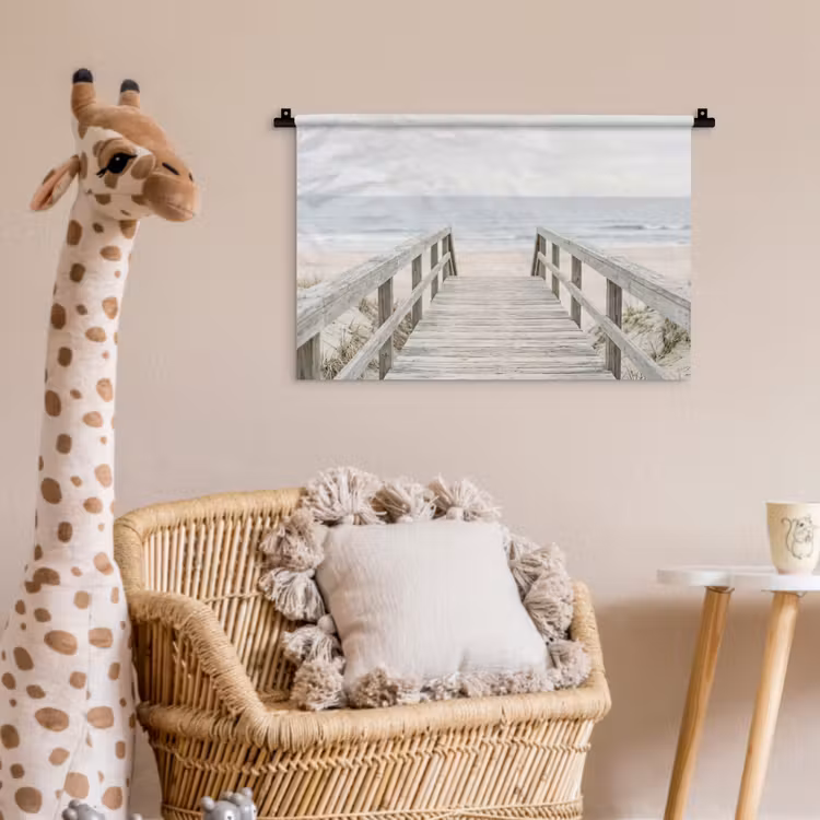 Duinen - Vlonder - Oceaan Wandkleed katoen klein -wsfeer5_kind