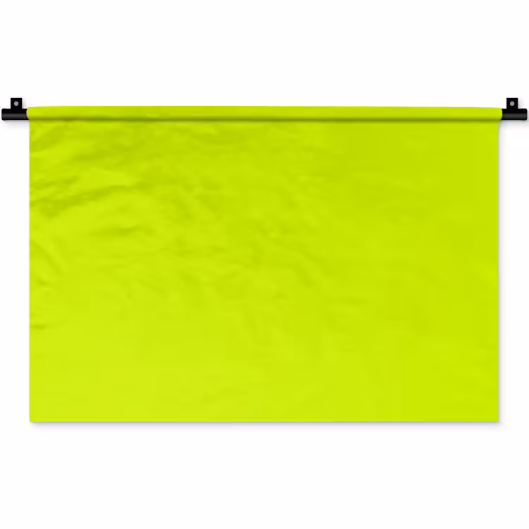 Electric - Lemon - Geel Wandkleed katoen klein 269 -zz3d