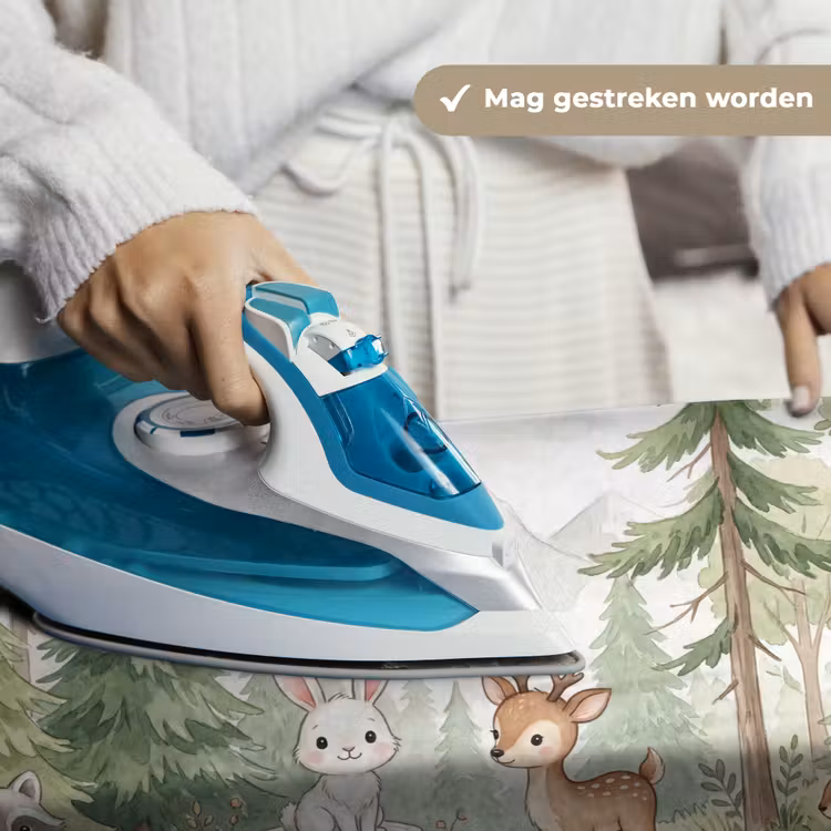 Bos - Dieren - Groen Wandkleed katoen klein -sfeer9