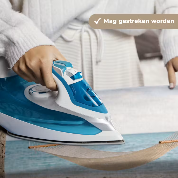 Hangmat - Strand - Wit Wandkleed katoen klein -sfeer9