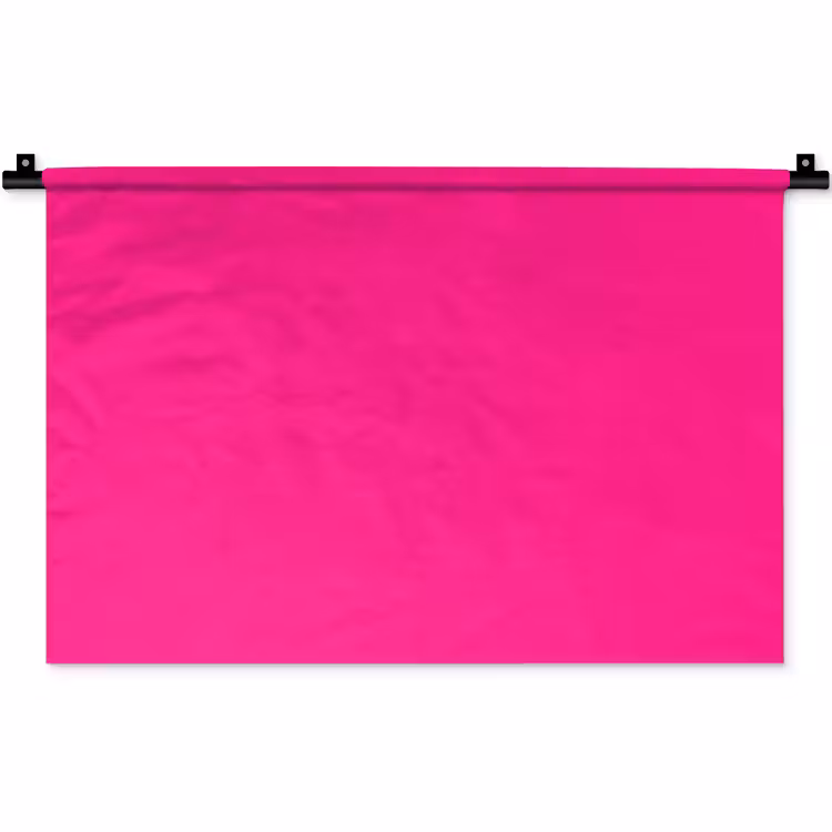 Hot - Fuchsia - Roze Wandkleed katoen klein 269 -zz3d