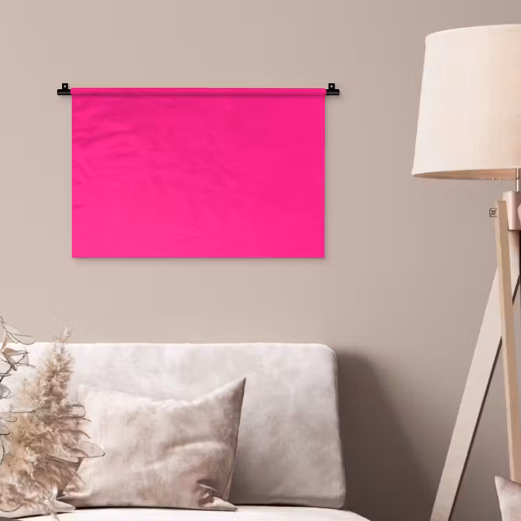 Hot - Fuchsia - Roze Wandkleed katoen klein 269 -sfeer4