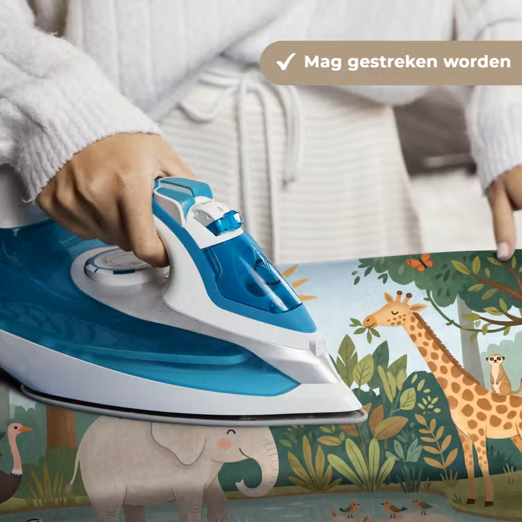 Jungle - Oase - Dieren - Kleurrijk Wandkleed katoen klein -sfeer9