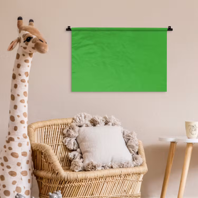 Kelly - Green - Groen Wandkleed katoen klein 269 -wsfeer5_kind