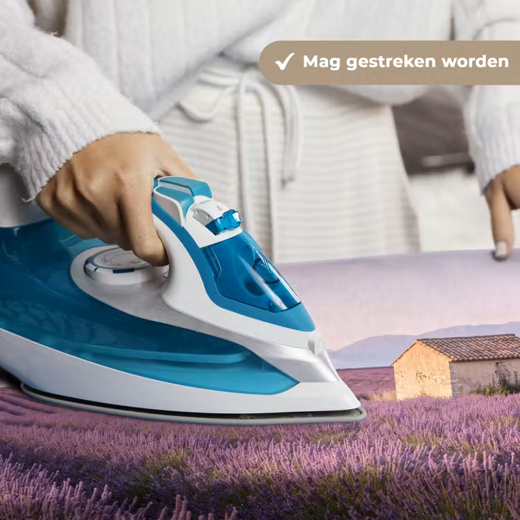 Lavendel - Landschap - Sereen - Paars Wandkleed katoen klein -sfeer9