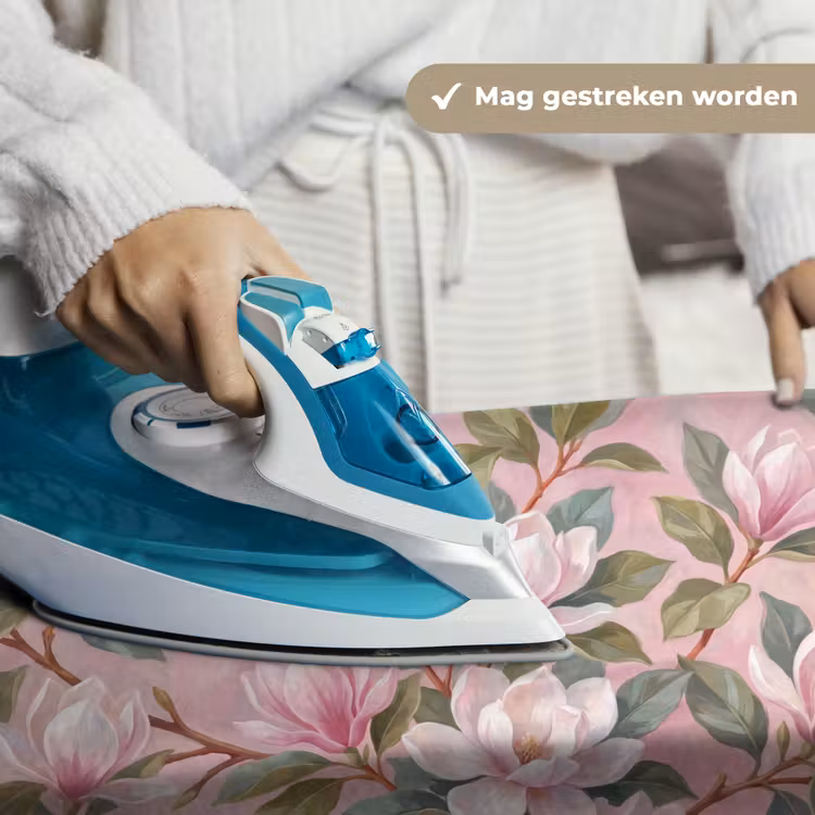 Magnolia's - Patroon - Roze Wandkleed katoen klein -sfeer9
