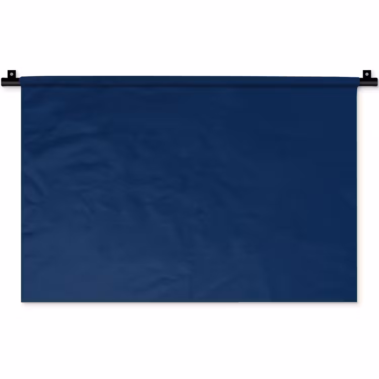 Midnight - Navy - Blauw Wandkleed katoen klein 269 -zz3d