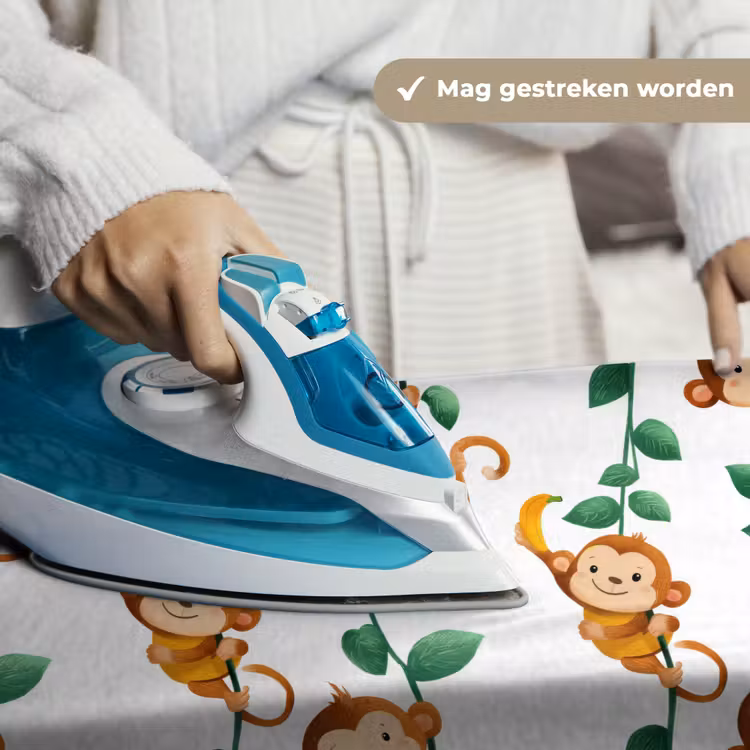 Apen - Lianen - Kleurrijk Wandkleed katoen klein 269 -sfeer9