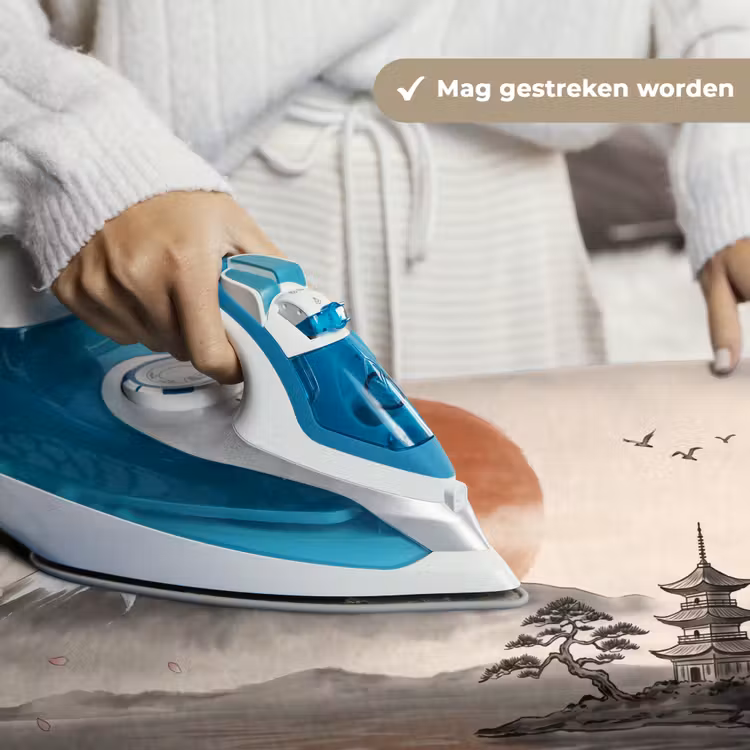 Bergtop - Meer - Bloesem Wandkleed katoen klein -sfeer9