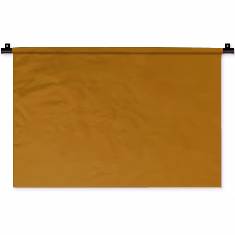 Ocre - Gold - Geel Wandkleed katoen klein 269 -zz3d