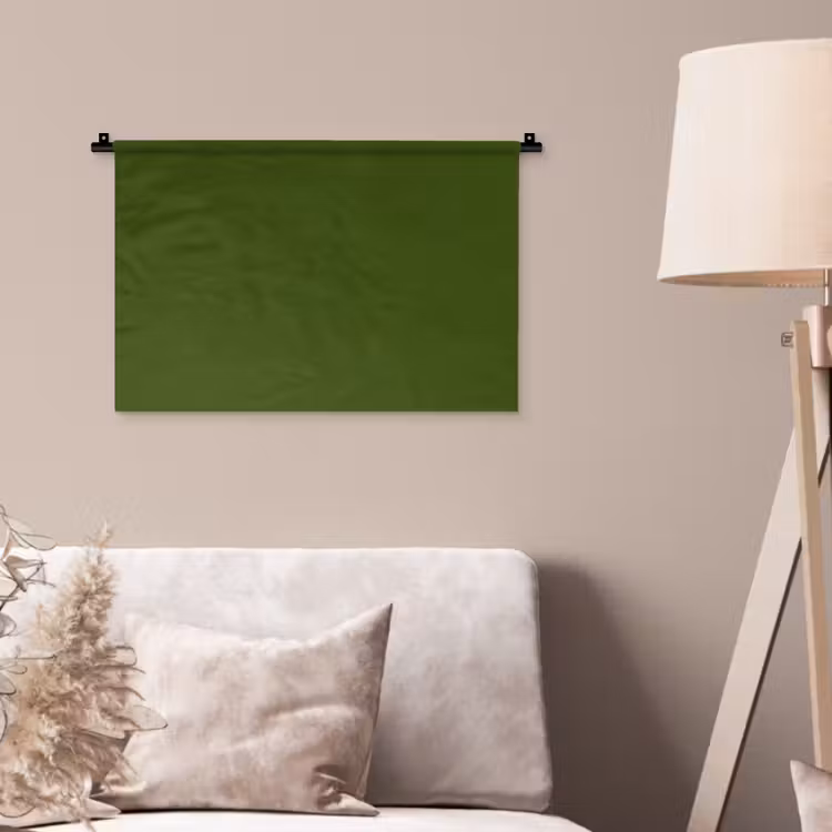 Olive - Drab - Groen Wandkleed katoen klein 269 -sfeer4