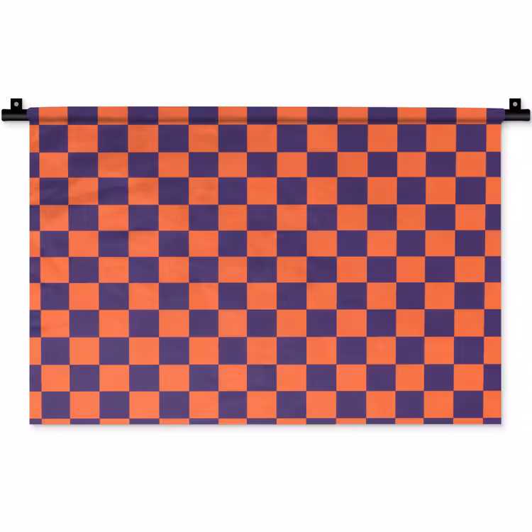 Patroon - Klassiek - Paars Wandkleed katoen klein 269 -zz3d