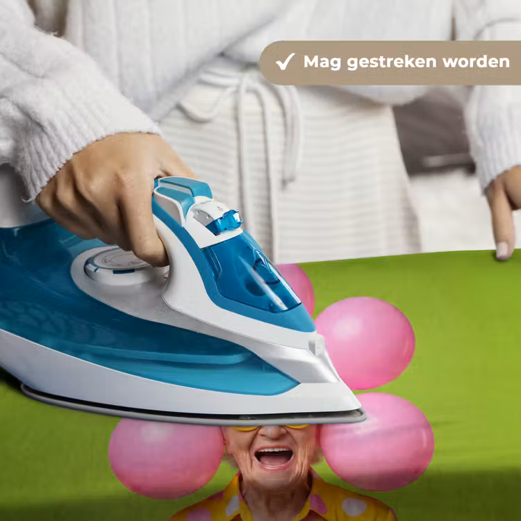 Mens - Ballonnen - Feest - Kleurrijk - Roze Wandkleed katoen klein -sfeer9