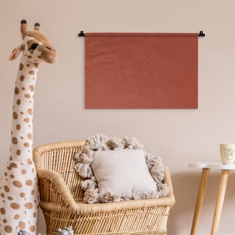 Rustic - Terracotta - Oranje Wandkleed katoen klein 269 -wsfeer5_kind