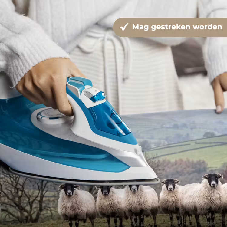 Schapen - Rij - Weide - Dieren - Platteland Wandkleed katoen klein -sfeer9