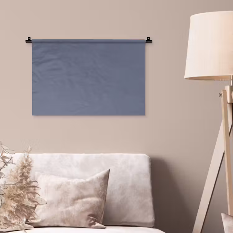 Slate - Whisper - Blauw Wandkleed katoen klein 269 -sfeer4