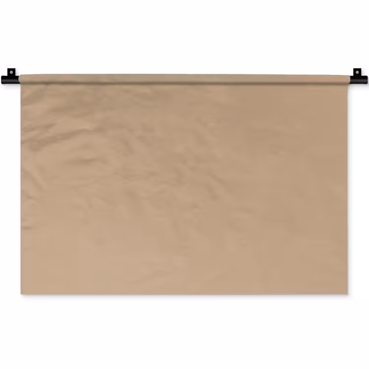 Soft - Taupe - Bruin Wandkleed katoen klein 269 -zz3d