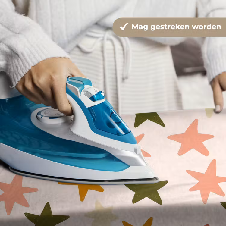 Sterren - Patroon - Kleurrijk Wandkleed katoen klein 269 -sfeer9