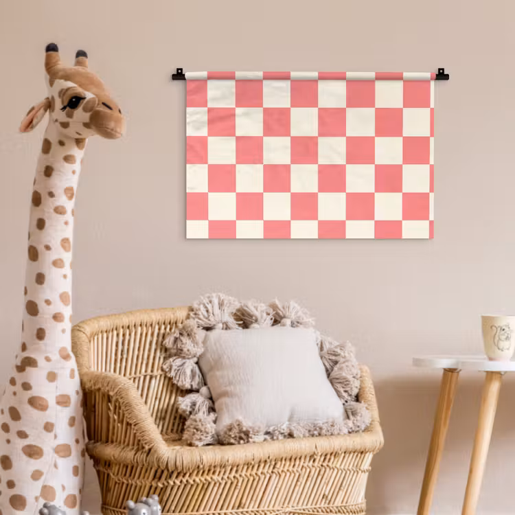 Traditioneel - Patroon - Roze Wandkleed katoen klein 269 -wsfeer5_kind