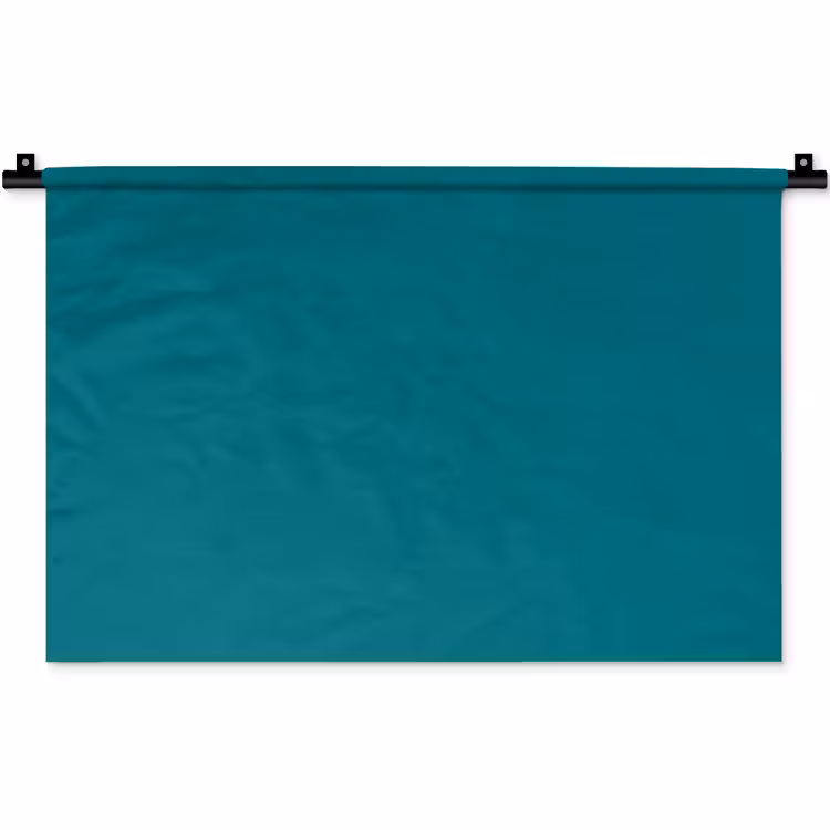 Tropical - Peacock - Blauw Wandkleed katoen klein 269 -zz3d