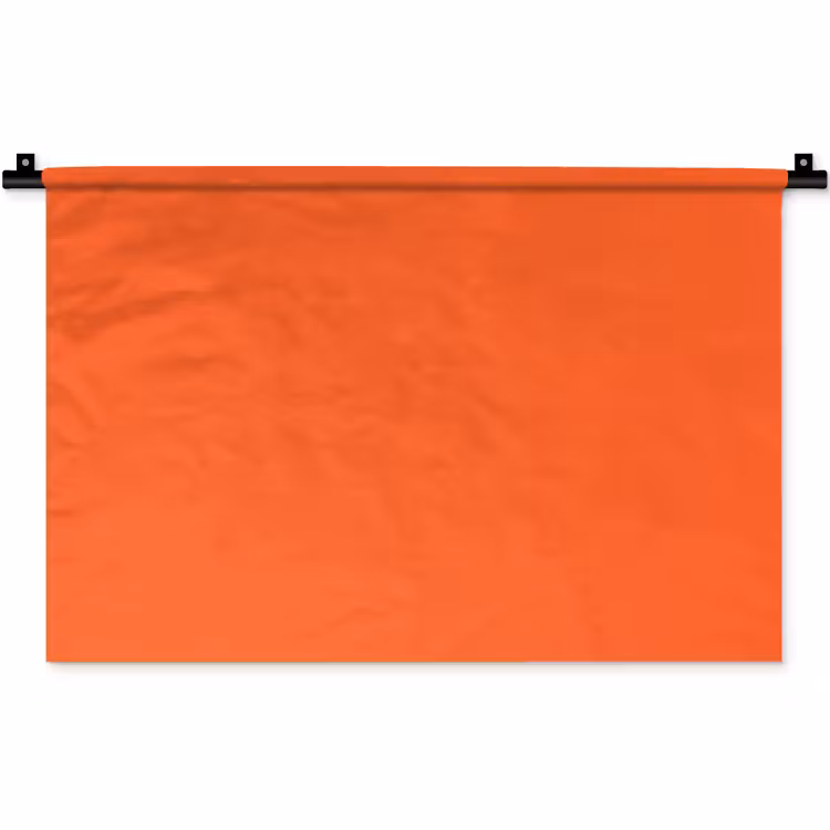 Vivid - Amber - Oranje Wandkleed katoen klein 269 -zz3d