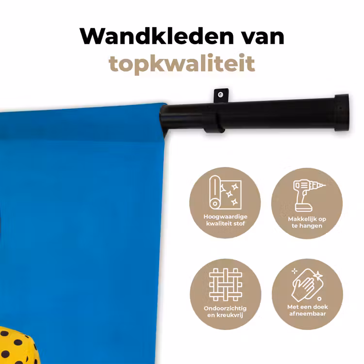 Vrouw - Zonnebril - Pop Art - Portret - Geel Wandkleed katoen klein -sfeer2