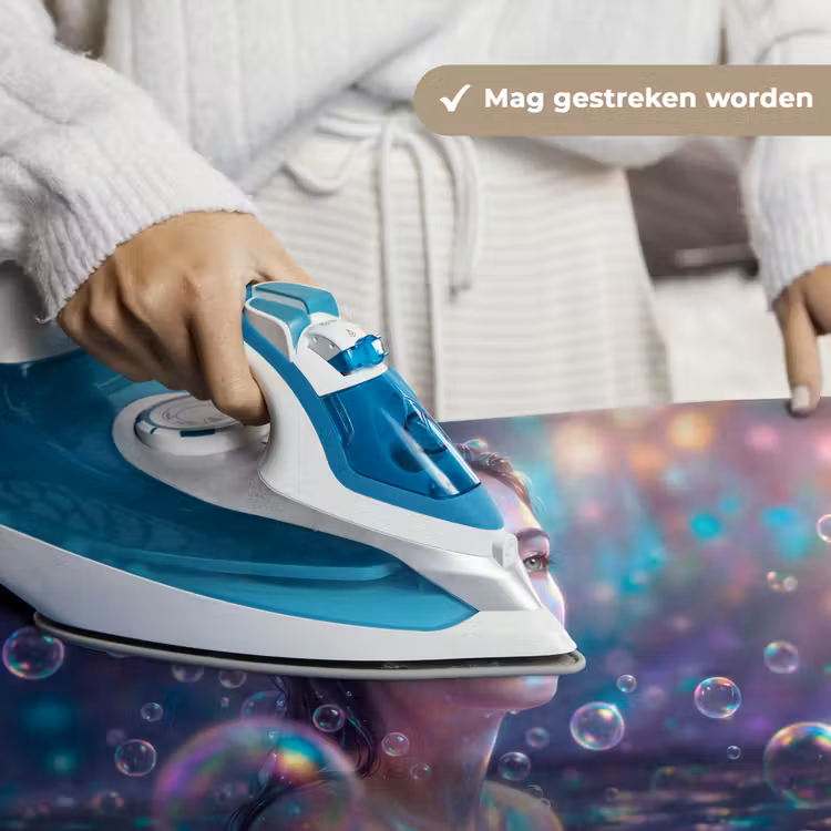 Vrouw - Water - Portret - Kleurrijk - Modern Wandkleed katoen klein -sfeer9