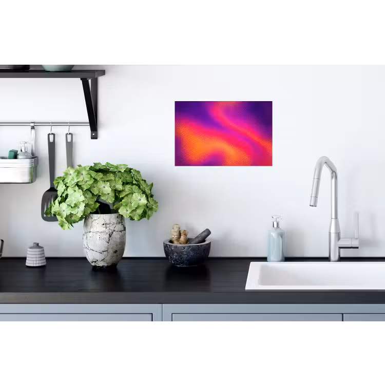 Abstract - Patroon - Kleurverloop Muursticker klein -keuken