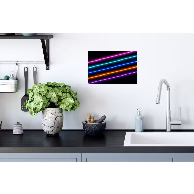 Esthetiek - Retro - Neon Muursticker klein -keuken