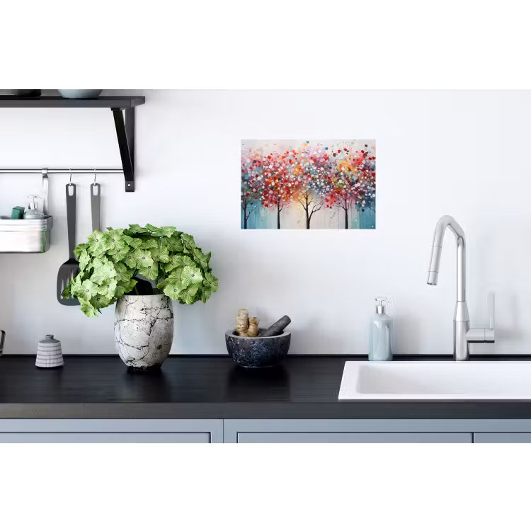 Kunst - Bomen - Natuur - Acryl Muursticker klein -keuken