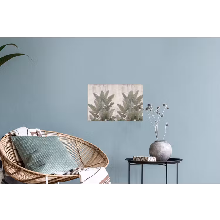 Bananenbladeren - Beton - Groen Muursticker klein -plant