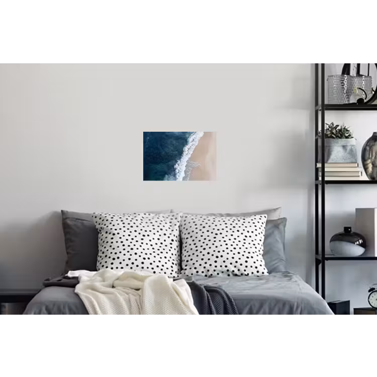 Strand - Zee - Golven Muursticker klein -slaapkamer