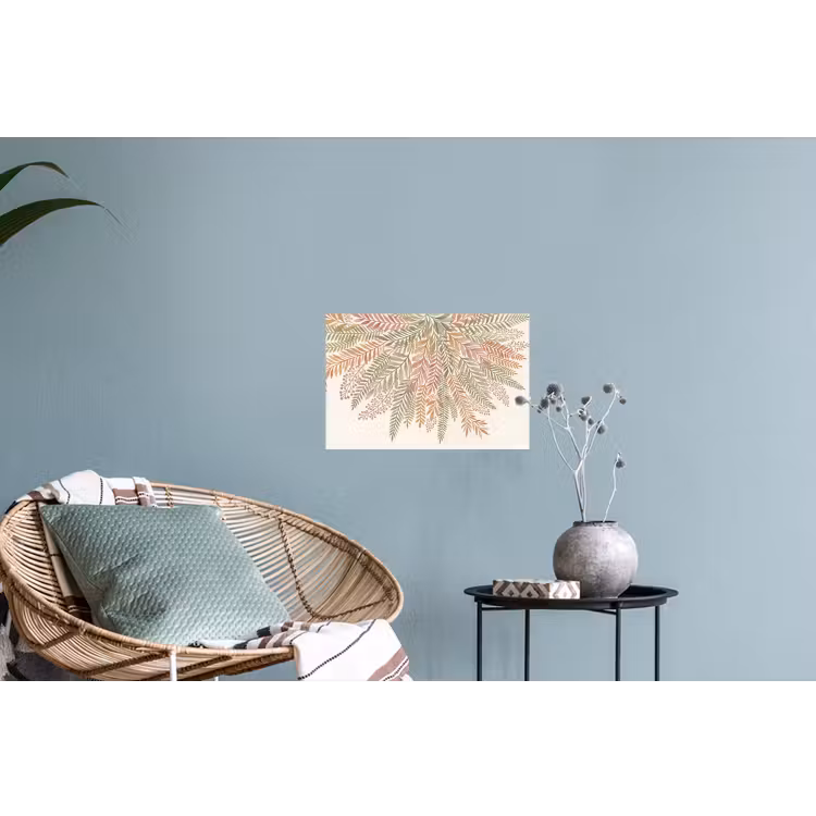 Botanisch - Aquarel - Kleurrijk Muursticker klein -plant