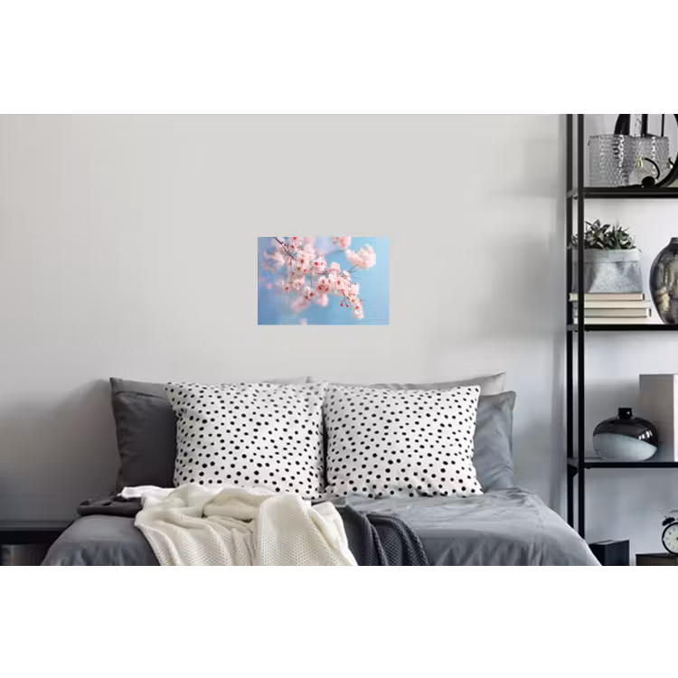 Takken - Bloesems - Roze Muursticker klein -slaapkamer