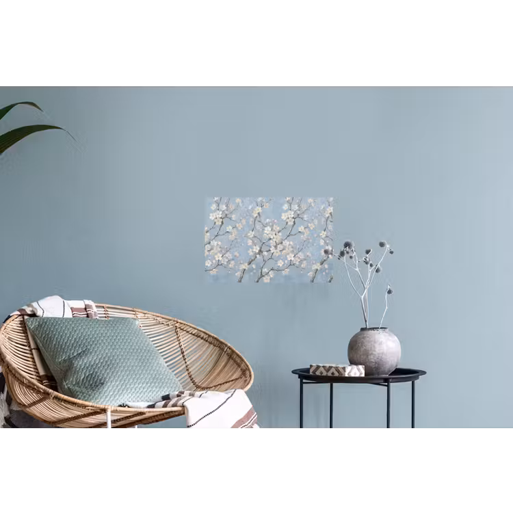 Takken - Kersenbloesem - Blauw Muursticker klein -plant