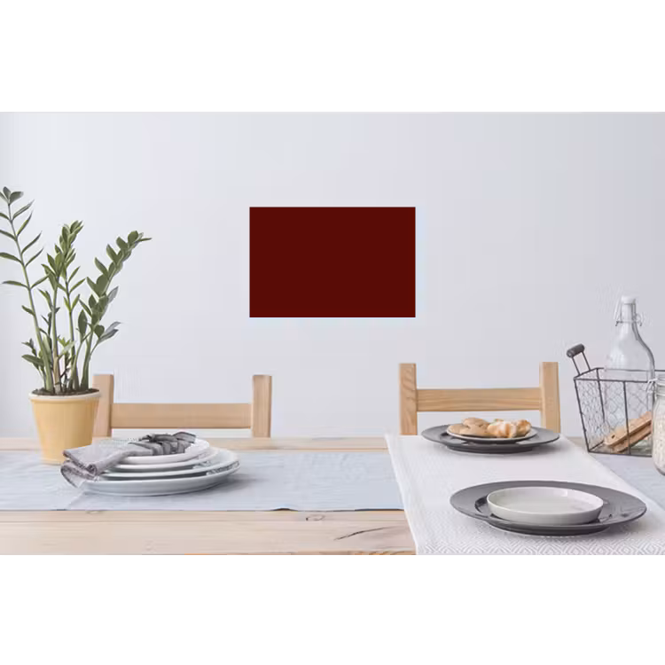 Burnt - Mahogany - Rood Muursticker klein 286 -eettafel