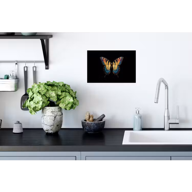 Vlinder - Kleurrijk - Speels Muursticker klein -keuken
