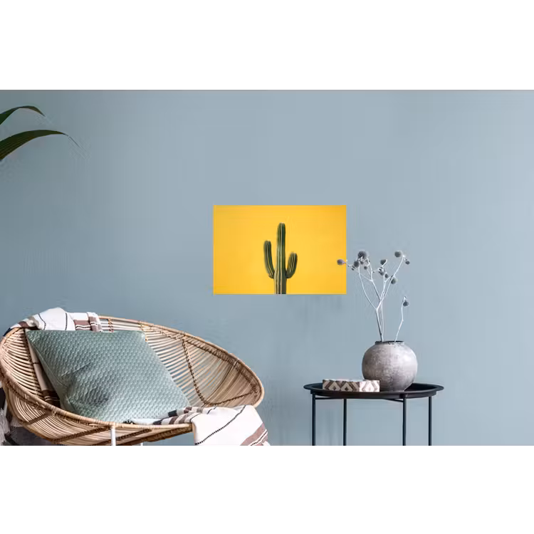 Cactus - Groen - Minimalistisch Muursticker klein -plant