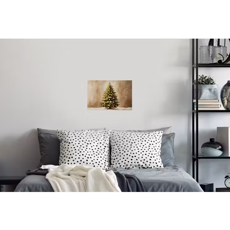 Kerst - Sfeer - Groen Muursticker klein -slaapkamer