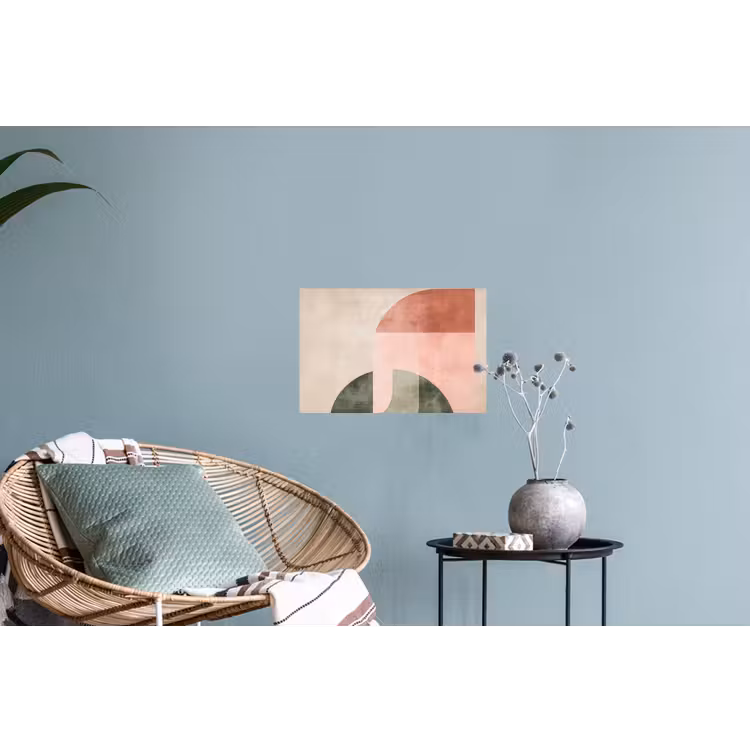 Cirkel - Abstract - Roze Muursticker klein -plant