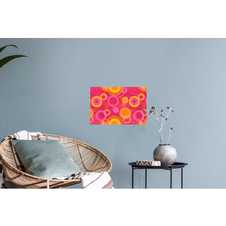 Cirkels - Design - Kleurrijk Muursticker klein 286 -plant
