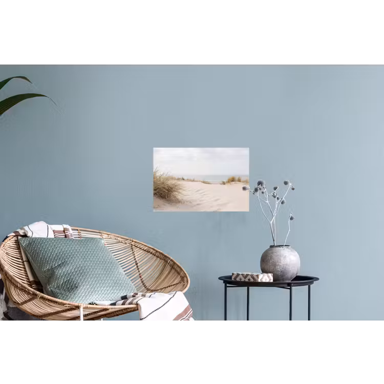 Wolken - Duinlandschap - Zand Muursticker klein -plant