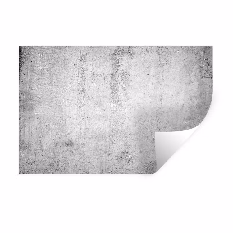 Beton - Grijs - Patroon - Vintage - Industrieel Muursticker klein -3d