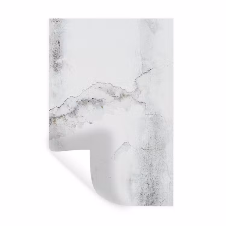 Beton - Grijs - Wit Muursticker klein -3d