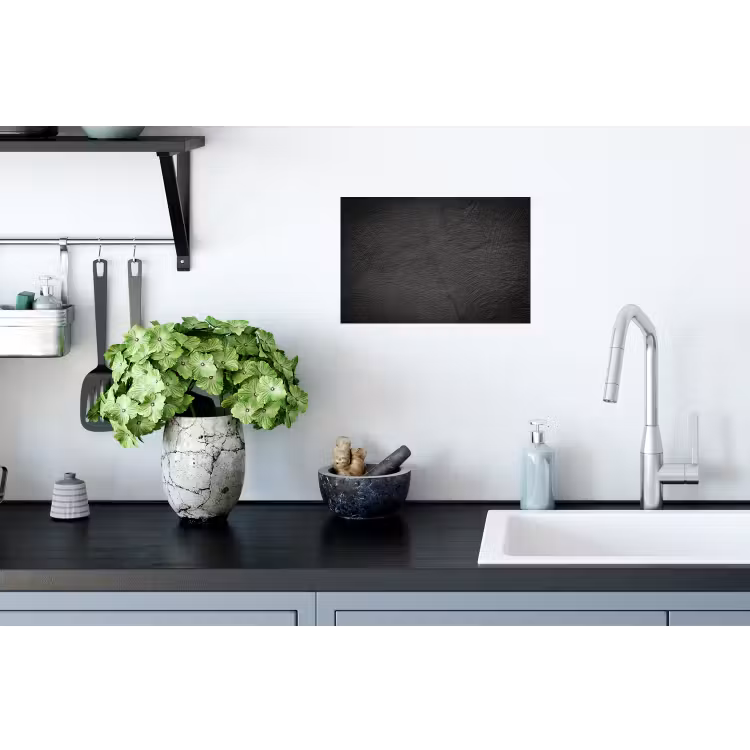 Beton - Zwart - Industrieel Muursticker klein -keuken