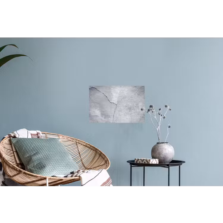 Beton - Scheur - Grijs Muursticker klein -plant