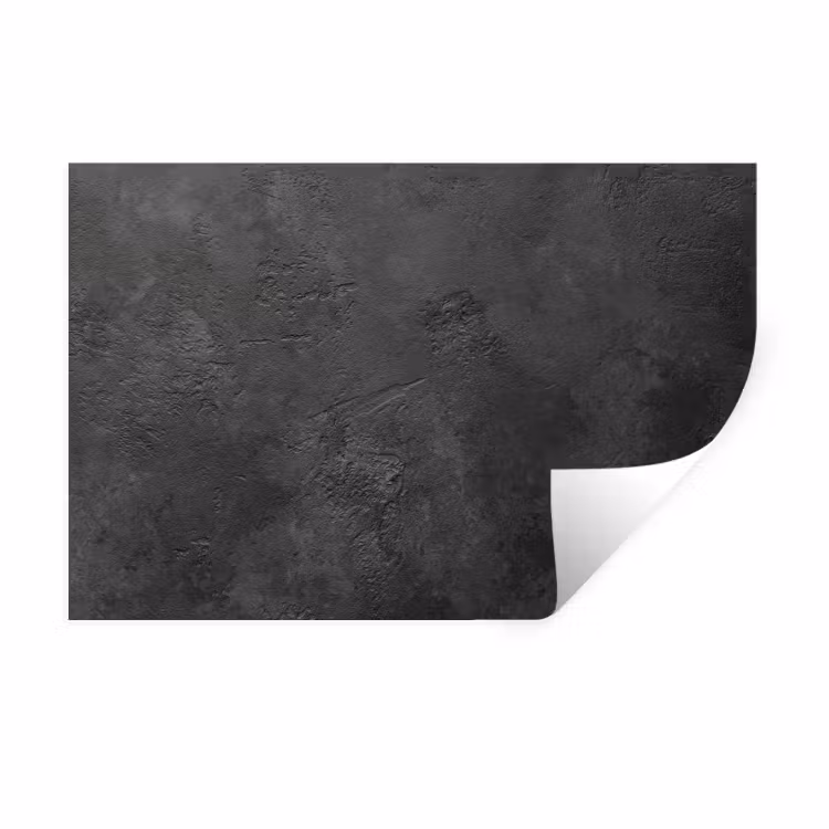 Beton - Structuur - Industrieel - Zwart - Grijs Muursticker klein -3d