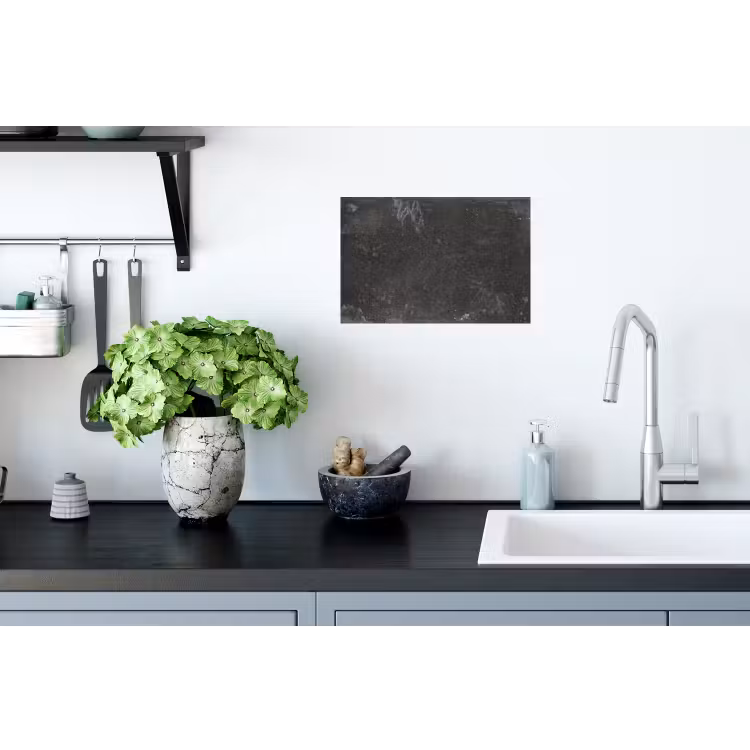 Beton - Muur - Zwart - Vintage - Industrieel Muursticker klein -keuken